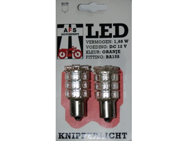 LED-blinkers bajonetfitting (oranje licht!)